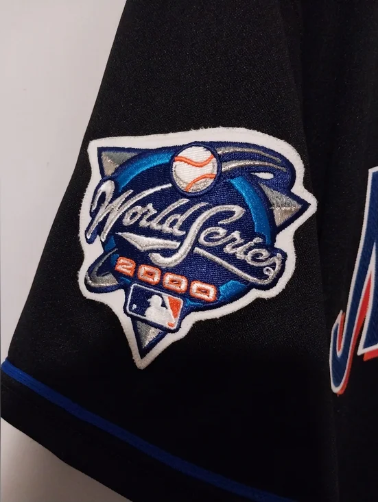 Rawlings Ny Mets Black Alternate 2000 World Series Patch Authentic Size 44 - Picture 9 of 9